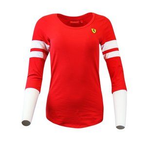 Ferrari Woman's Long Sleeve Race Shirt